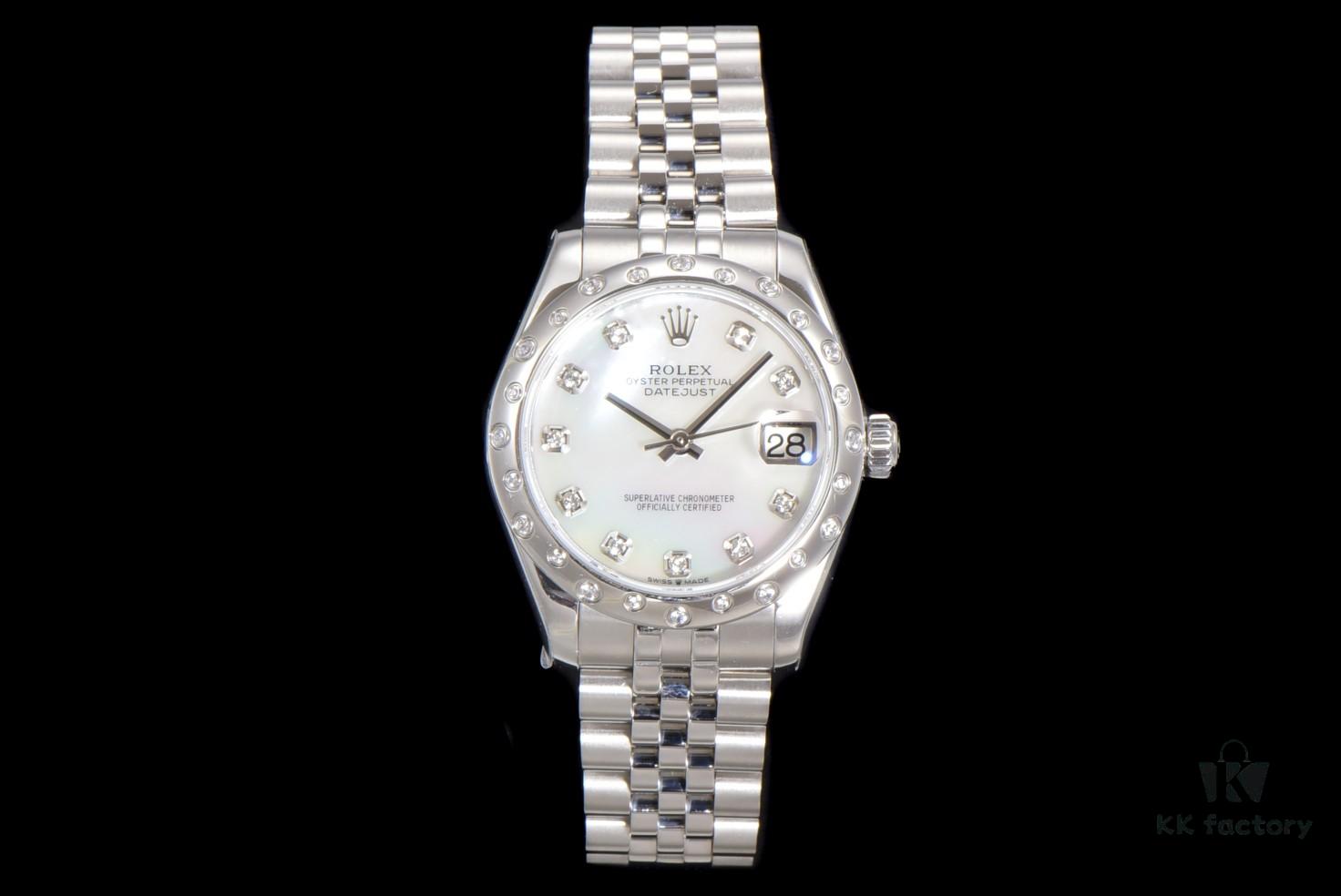 6931a78dccd8ab3d7af9bfad N2 Premium 【Affordable Price】Oyster Perpetual Datejust 31 Series with Exclusive Classic Full Diamond Bezel