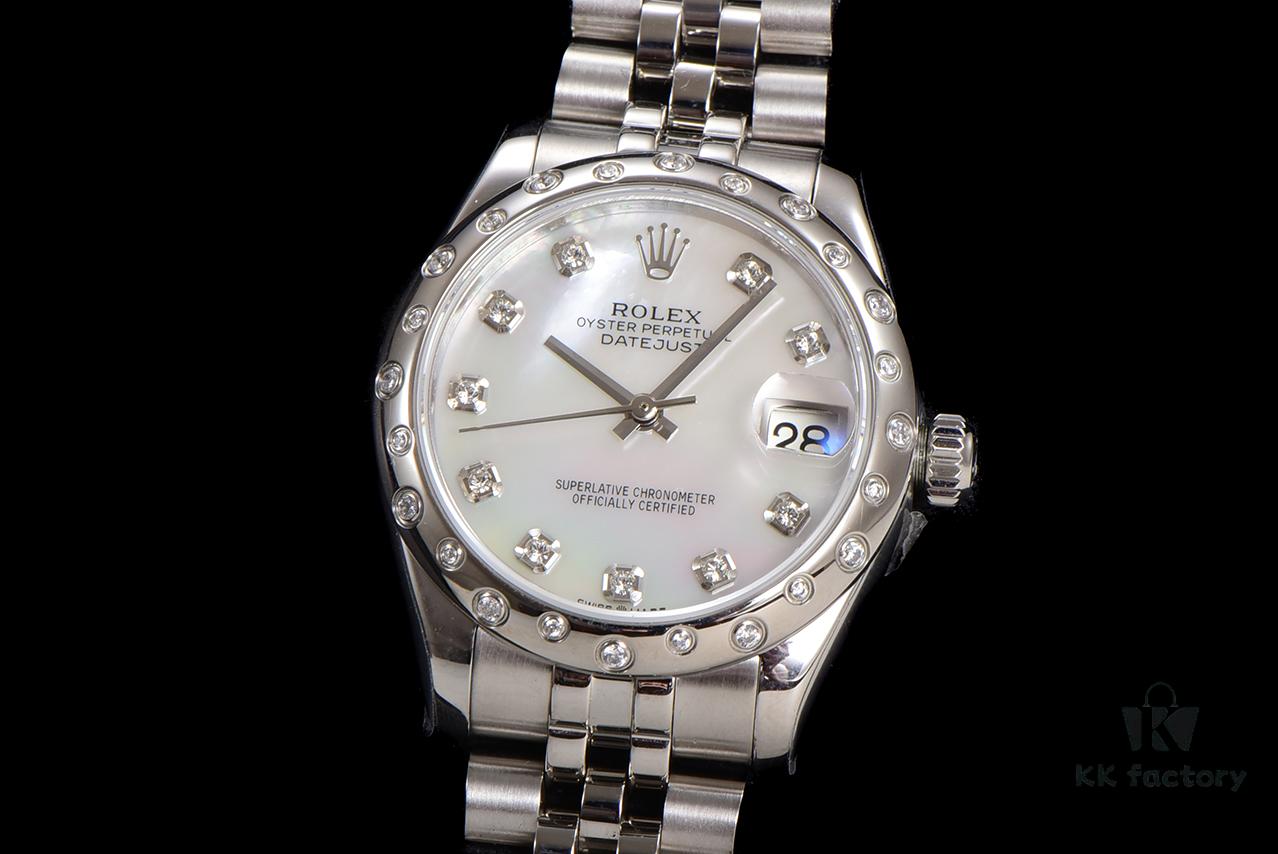 6931a78dccd8ab3d7af9bfaf N2 Premium 【Affordable Price】Oyster Perpetual Datejust 31 Series with Exclusive Classic Full Diamond Bezel