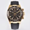 6931a7a5ccd8ab3d7af9c0bd C Factory Rolex Daytona 116519 White Gold Grey Meteorite Rubber Strap Edition