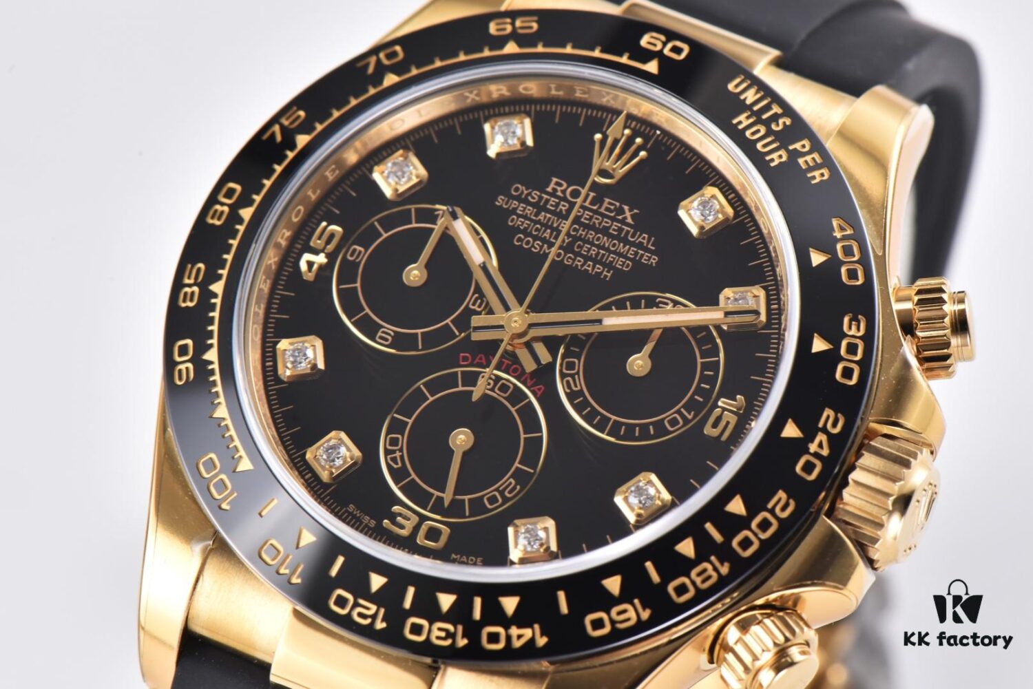 6931a7a5ccd8ab3d7af9c0be C Factory Rolex Daytona 116519 White Gold Grey Meteorite Rubber Strap Edition