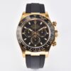 6931a7a5ccd8ab3d7af9c0c6 C Factory Rolex Daytona 116519 in White Gold with Grey Meteorite Dial and Rubber Strap