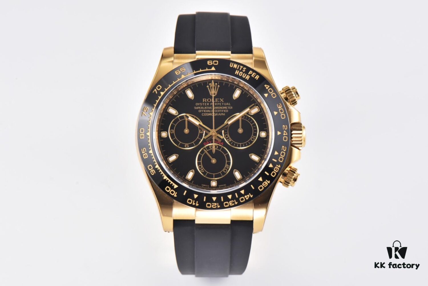 6931a7a5ccd8ab3d7af9c0c6 C Factory Rolex Daytona 116519 in White Gold with Grey Meteorite Dial and Rubber Strap