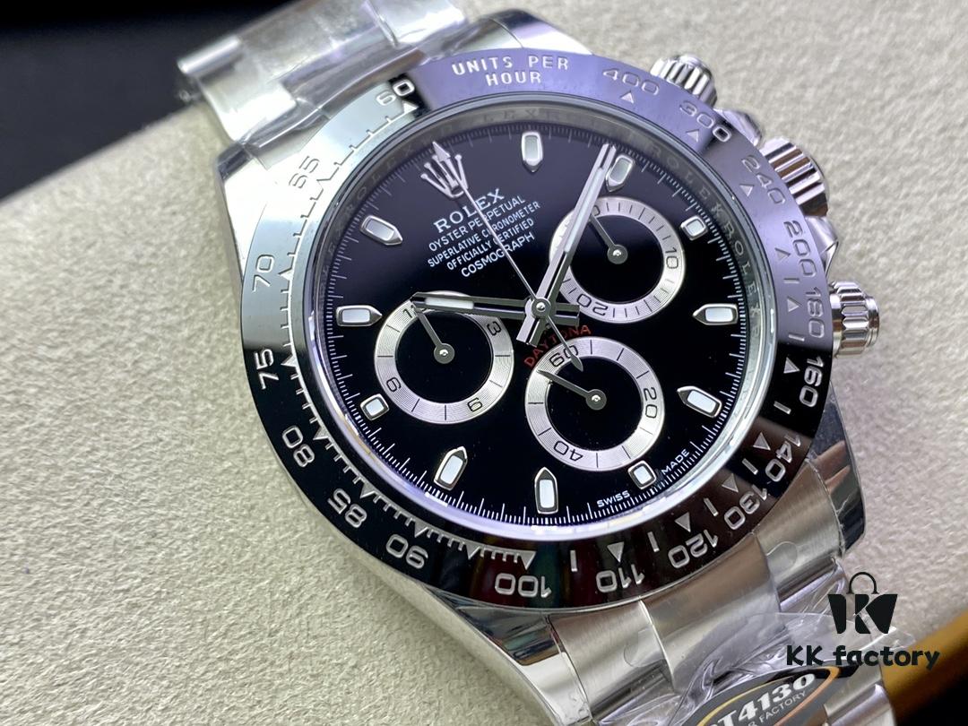 6931a7b3ccd8ab3d7af9c1a2 BT Factory (Better Factory) Daytona Configuration List: Model 116500, 40mm, 4130 Movement, Ceramic Bezel with Platinum Coating, Sapphire Crystal, 100m Waterproof
