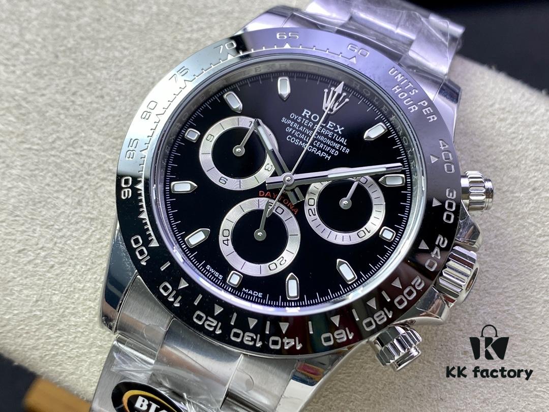 6931a7b3ccd8ab3d7af9c1a3 BT Factory (Better Factory) Daytona Configuration List: Model 116500, 40mm, 4130 Movement, Ceramic Bezel with Platinum Coating, Sapphire Crystal, 100m Waterproof