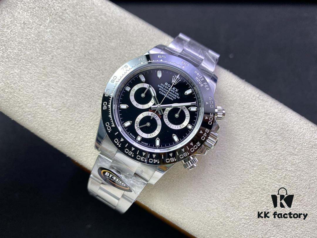 6931a7b3ccd8ab3d7af9c1a5 BT Factory (Better Factory) Daytona Configuration List: Model 116500, 40mm, 4130 Movement, Ceramic Bezel with Platinum Coating, Sapphire Crystal, 100m Waterproof