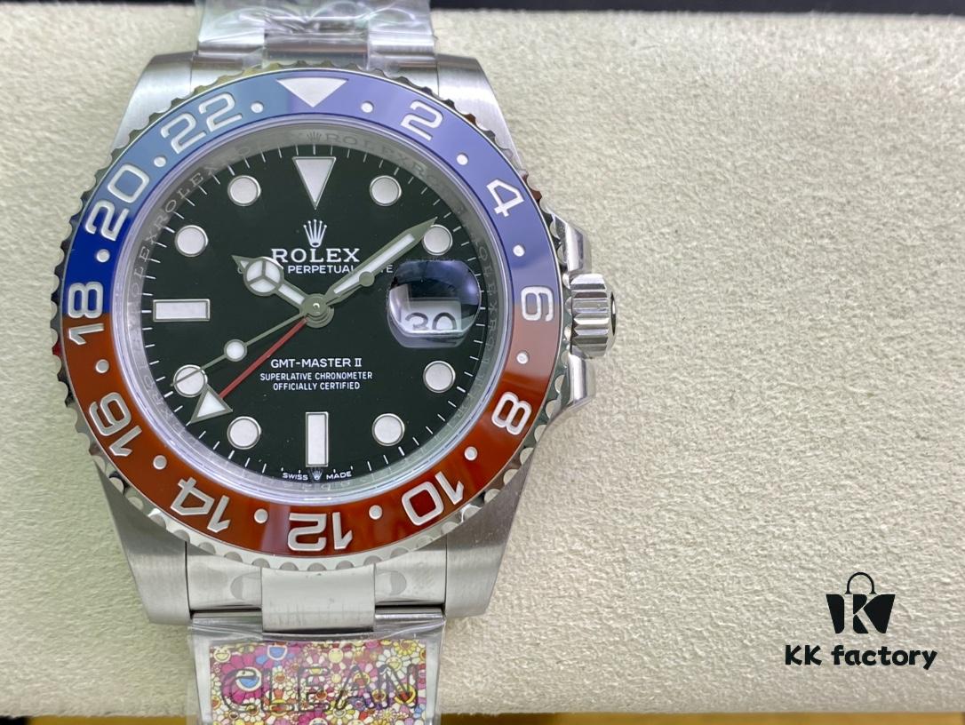 6931a7b4ccd8ab3d7af9c1b3 Heavyweight Clean Factory New Release C-Factory Rolex GMT-Master II Red and Blue Bezel 'Pepsi' Edition