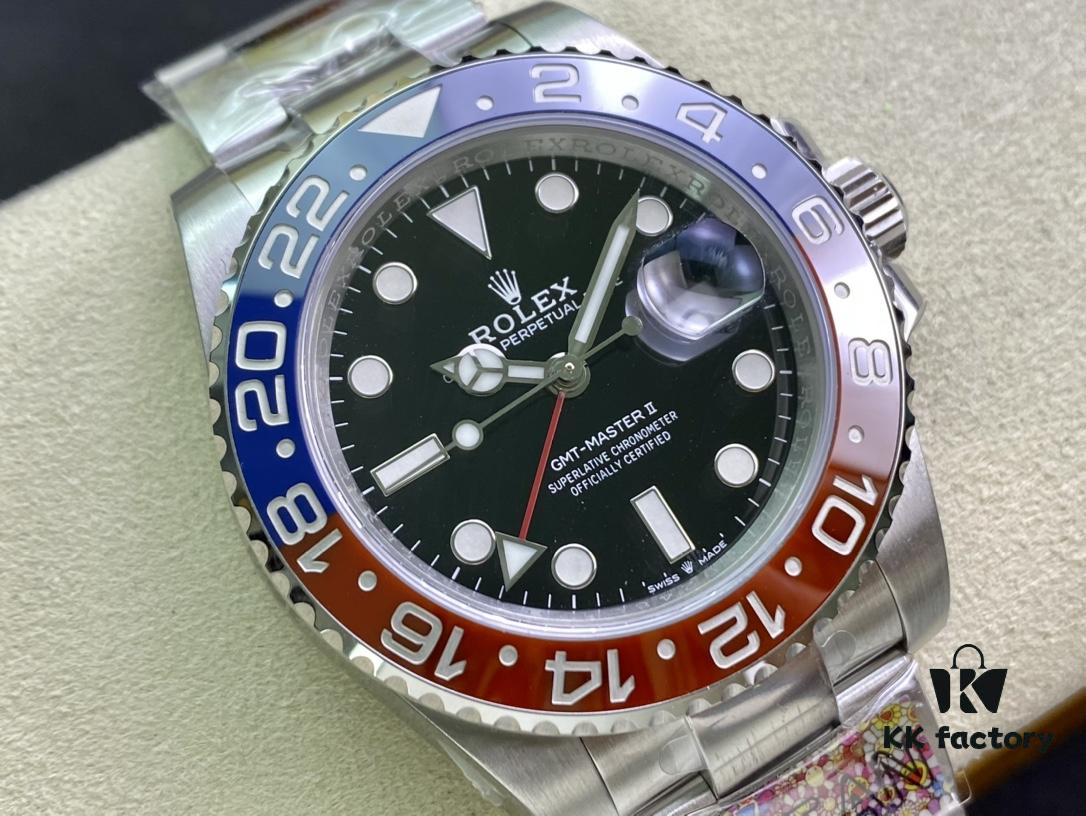 6931a7b4ccd8ab3d7af9c1b4 Heavyweight Clean Factory New Release C-Factory Rolex GMT-Master II Red and Blue Bezel 'Pepsi' Edition