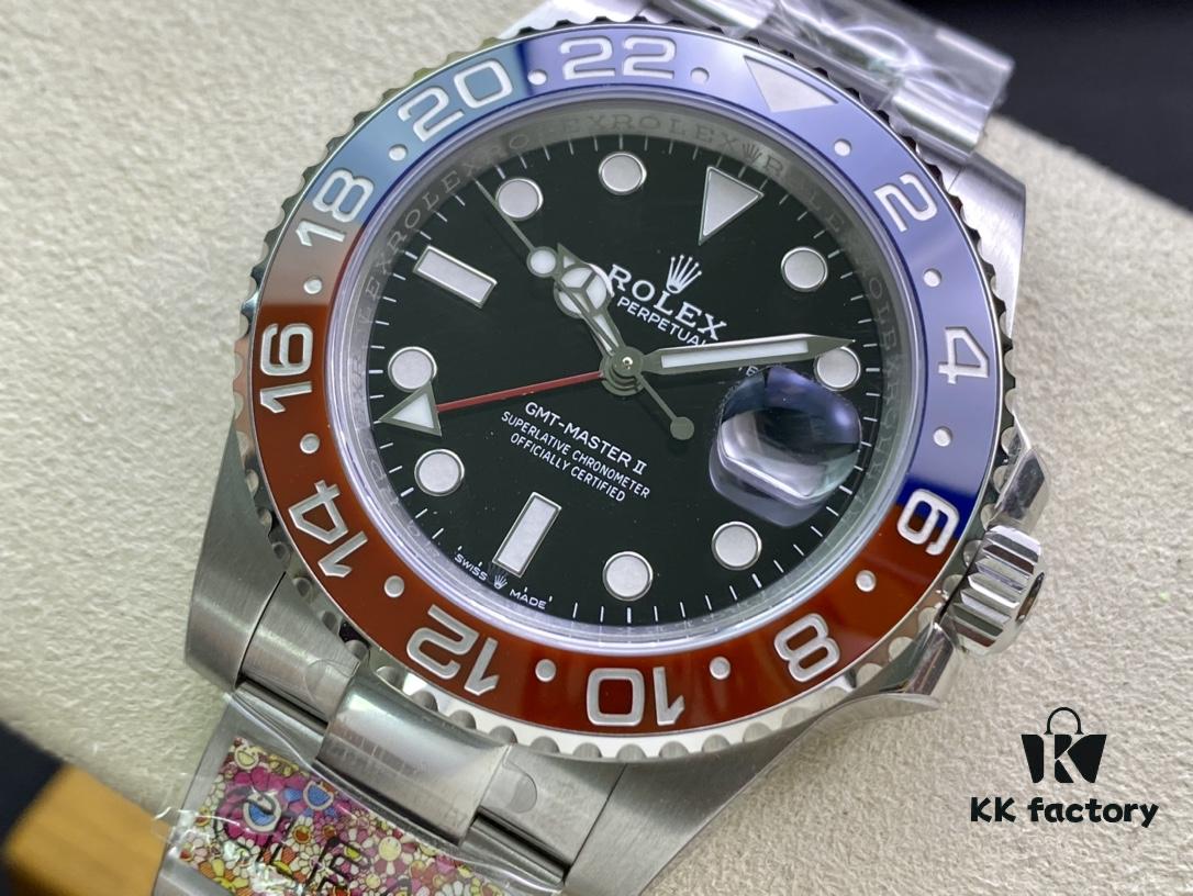 6931a7b4ccd8ab3d7af9c1b5 Heavyweight Clean Factory New Release C-Factory Rolex GMT-Master II Red and Blue Bezel 'Pepsi' Edition