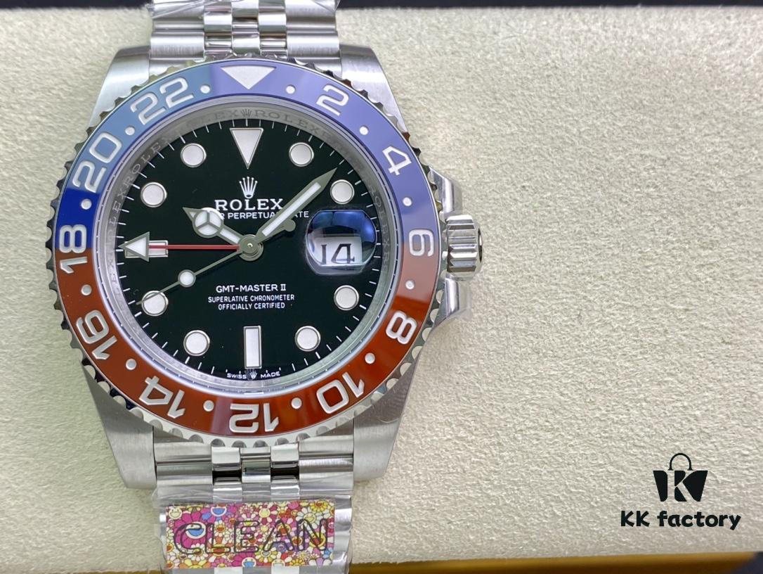 6931a7b4ccd8ab3d7af9c1bc C Factory Rolex GMT-Master II Red and Blue Bezel 'Pepsi' New Release from Clean Factory