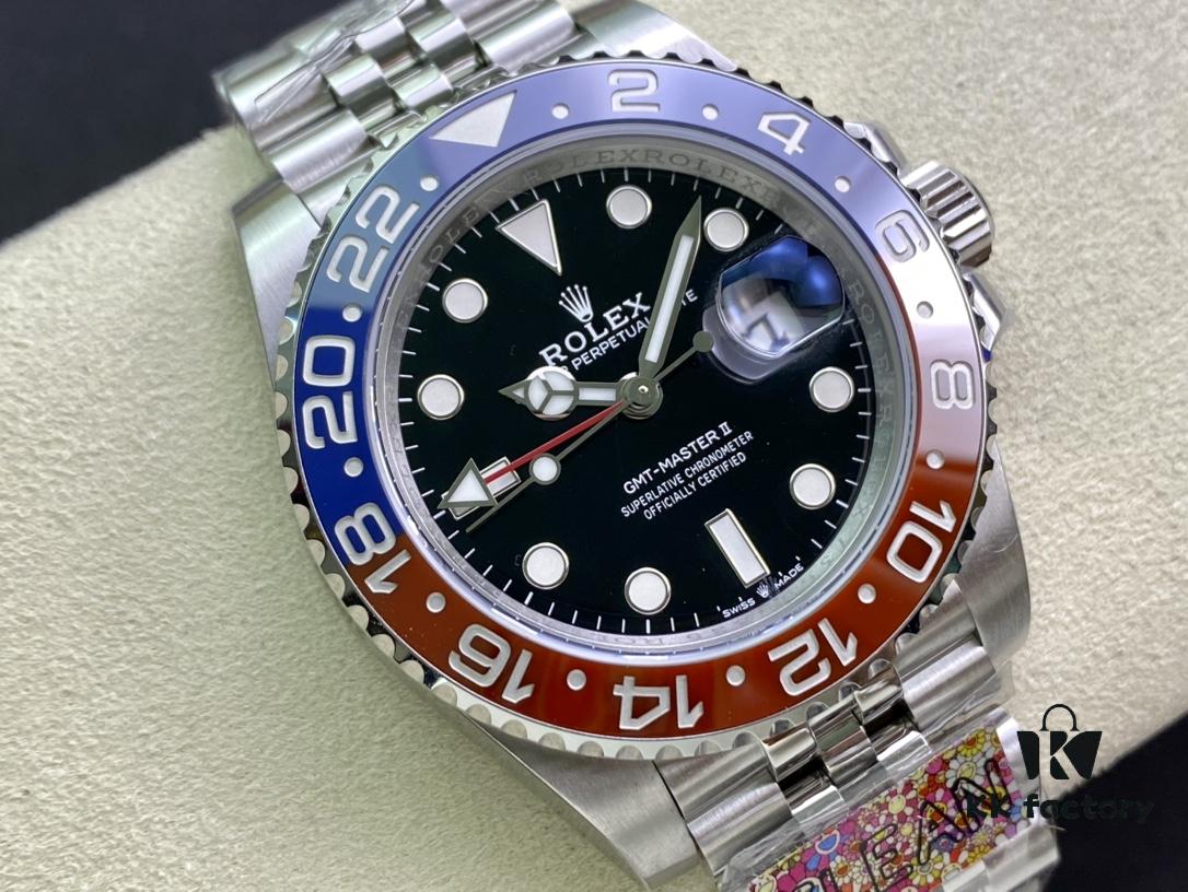 6931a7b4ccd8ab3d7af9c1bd C Factory Rolex GMT-Master II Red and Blue Bezel 'Pepsi' New Release from Clean Factory