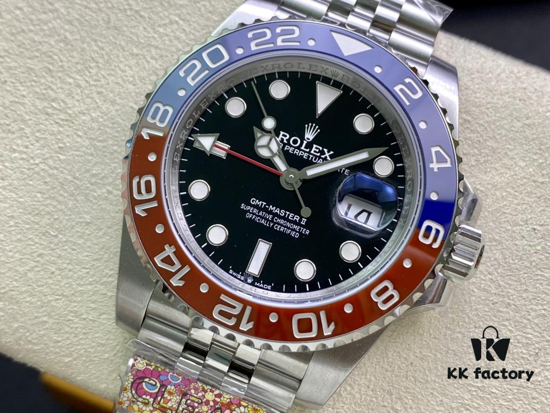 6931a7b4ccd8ab3d7af9c1be C Factory Rolex GMT-Master II Red and Blue Bezel 'Pepsi' New Release from Clean Factory