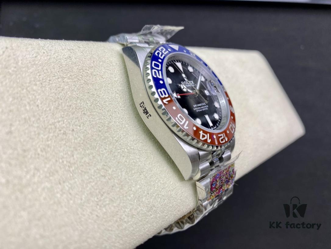 6931a7b5ccd8ab3d7af9c1c1 C Factory Rolex GMT-Master II Red and Blue Bezel 'Pepsi' New Release from Clean Factory