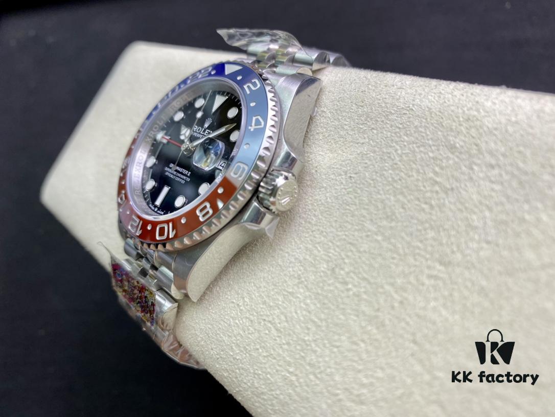 6931a7b5ccd8ab3d7af9c1c2 C Factory Rolex GMT-Master II Red and Blue Bezel 'Pepsi' New Release from Clean Factory