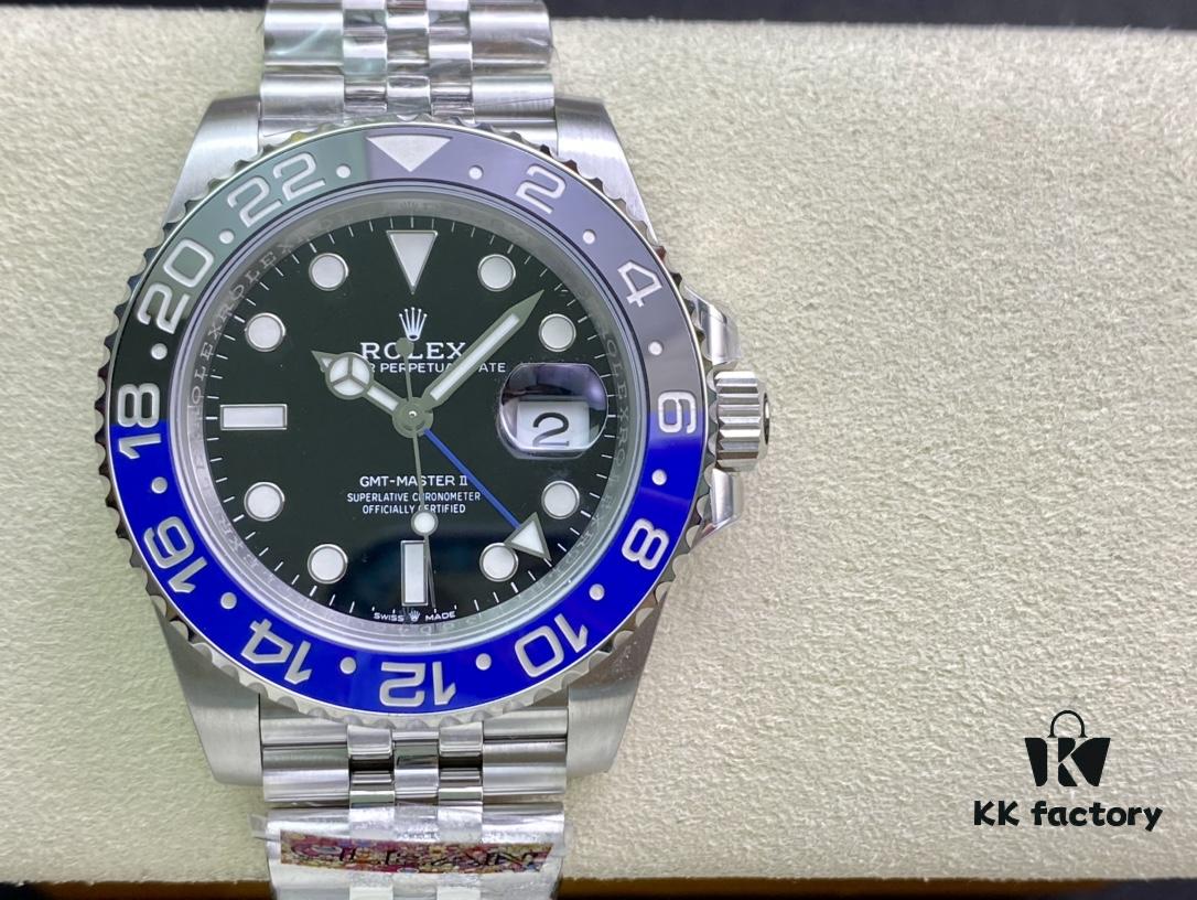 6931a7b5ccd8ab3d7af9c1c5 Heavyweight New Release from Clean Factory: C Factory Rolex GMT-Master II with Black and Blue Bezel, Crown at 6 o'clock Position, Known as Batman