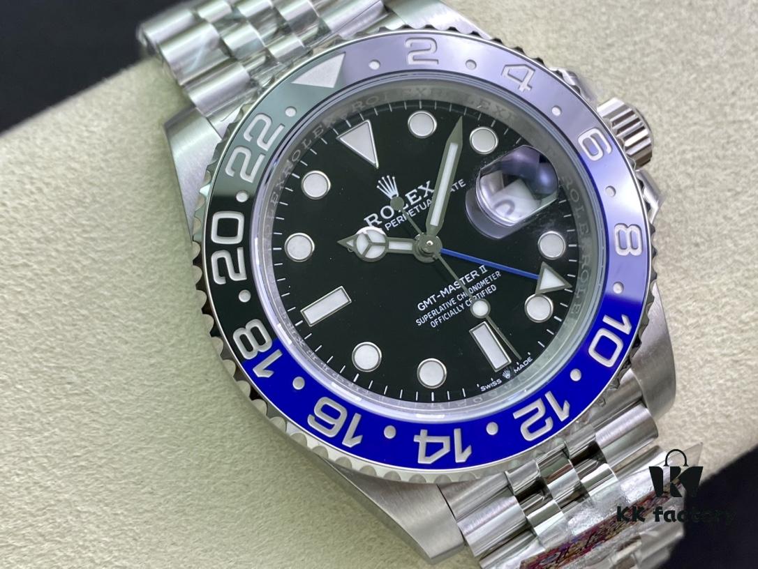 6931a7b5ccd8ab3d7af9c1c6 Heavyweight New Release from Clean Factory: C Factory Rolex GMT-Master II with Black and Blue Bezel, Crown at 6 o'clock Position, Known as Batman