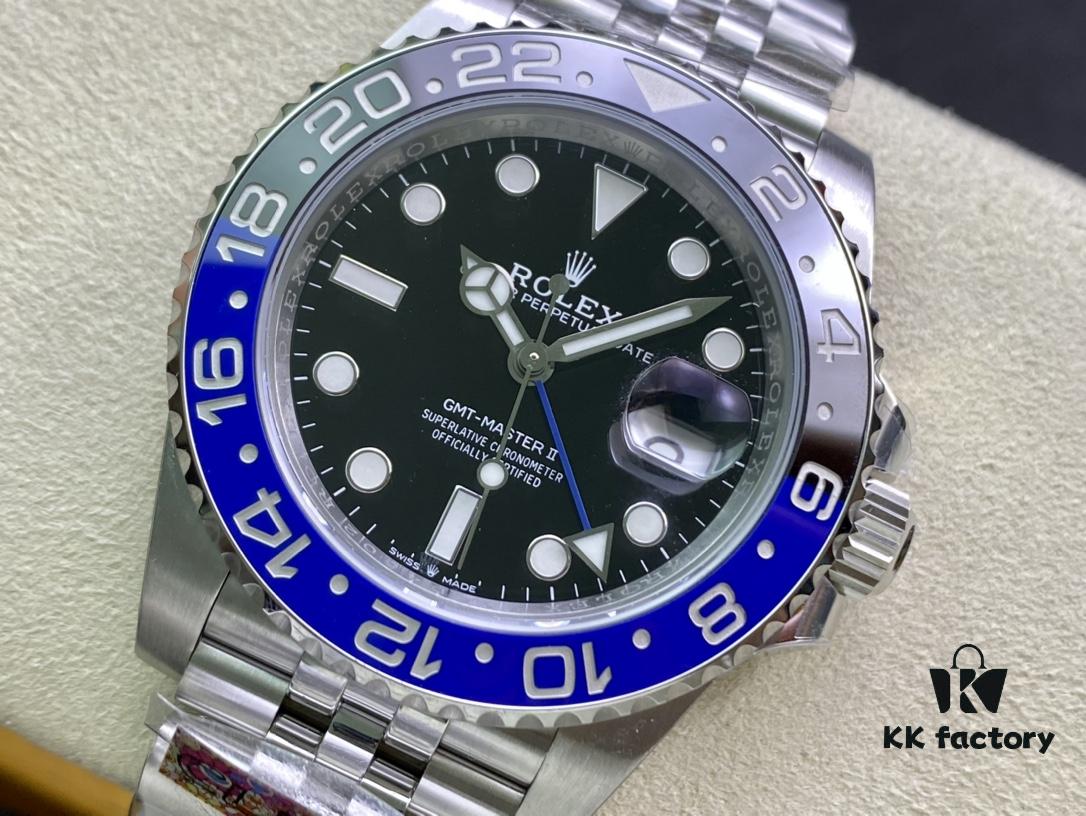 6931a7b5ccd8ab3d7af9c1c7 Heavyweight New Release from Clean Factory: C Factory Rolex GMT-Master II with Black and Blue Bezel, Crown at 6 o'clock Position, Known as Batman