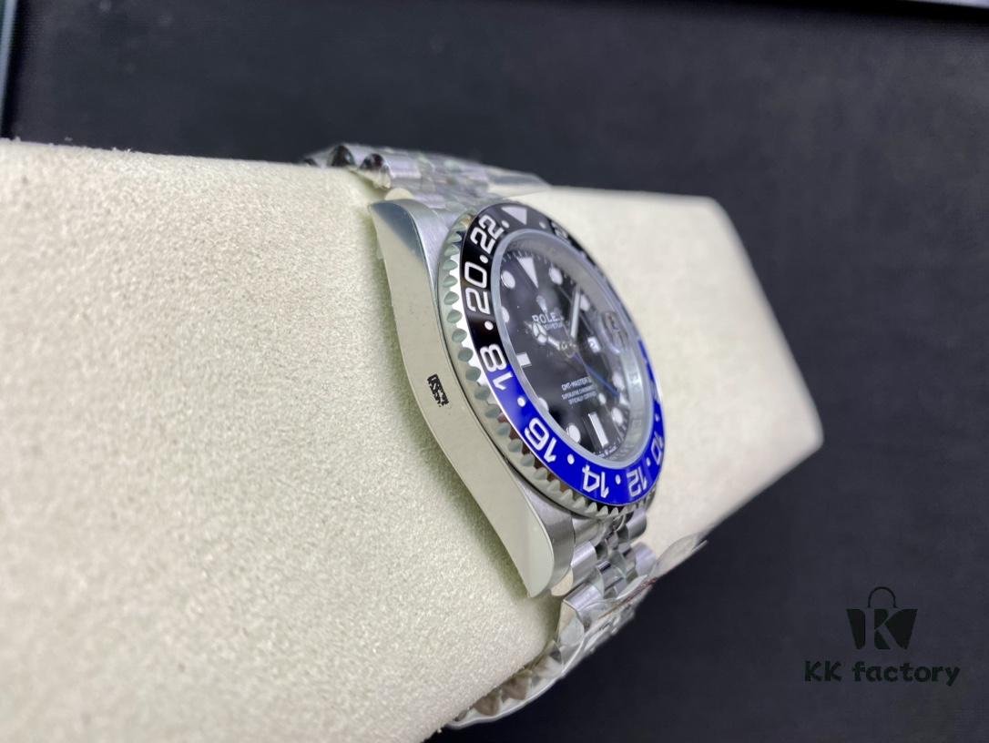 6931a7b5ccd8ab3d7af9c1ca Heavyweight New Release from Clean Factory: C Factory Rolex GMT-Master II with Black and Blue Bezel, Crown at 6 o'clock Position, Known as Batman