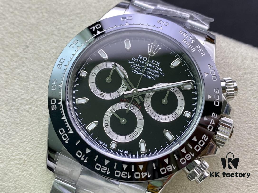 6931a7b6ccd8ab3d7af9c1d9 Clean Factory C-Factory Rolex Daytona, 904L Steel, Caliber 4130 Movement, AR Coated Bracelet, Pure White Dial, Clean Ceramic Bezel