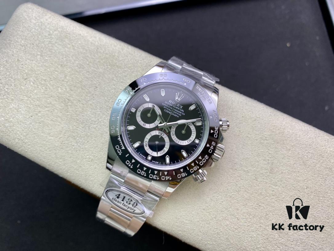6931a7b6ccd8ab3d7af9c1da Clean Factory C-Factory Rolex Daytona, 904L Steel, Caliber 4130 Movement, AR Coated Bracelet, Pure White Dial, Clean Ceramic Bezel