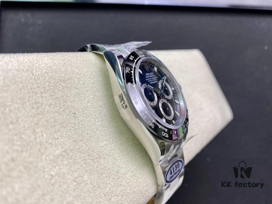 6931a7b6ccd8ab3d7af9c1dc Clean Factory C-Factory Rolex Daytona, 904L Steel, Caliber 4130 Movement, AR Coated Bracelet, Pure White Dial, Clean Ceramic Bezel
