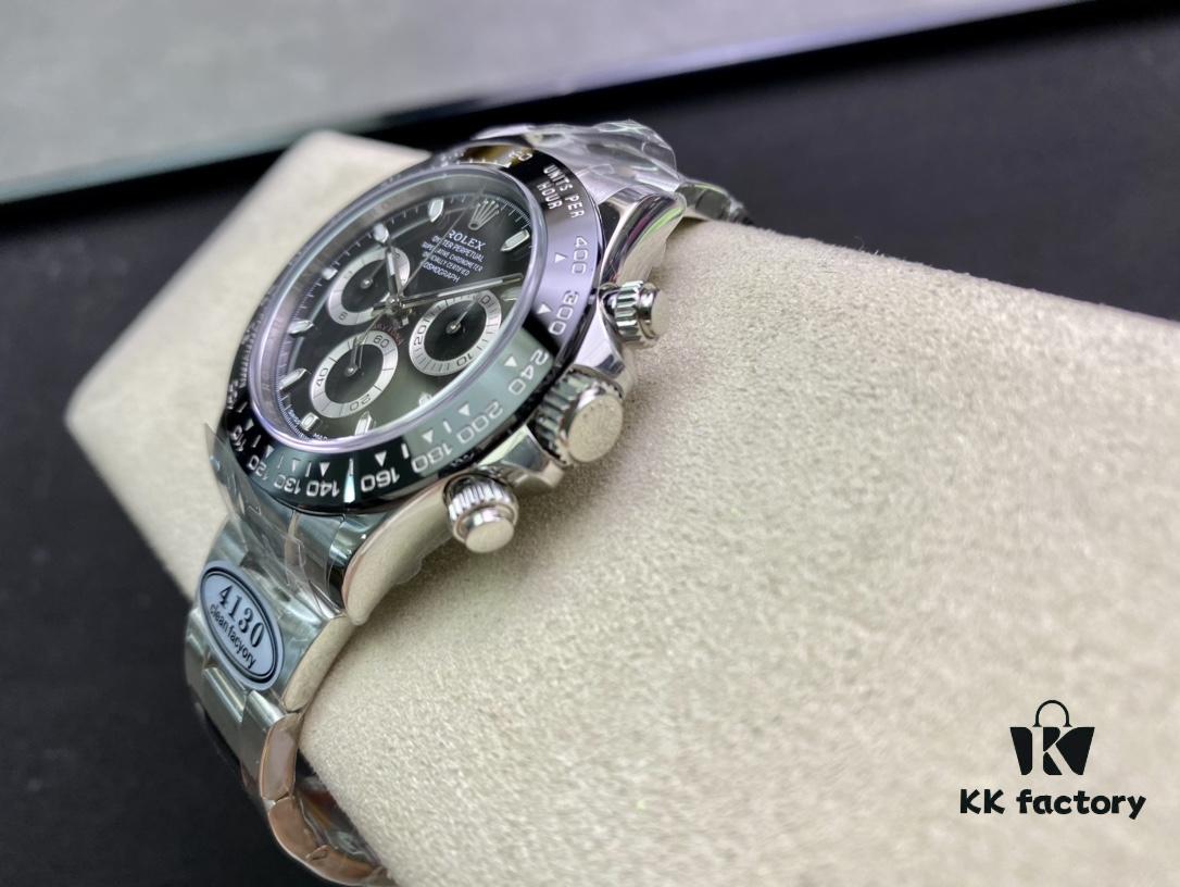 6931a7b6ccd8ab3d7af9c1dd Clean Factory C-Factory Rolex Daytona, 904L Steel, Caliber 4130 Movement, AR Coated Bracelet, Pure White Dial, Clean Ceramic Bezel