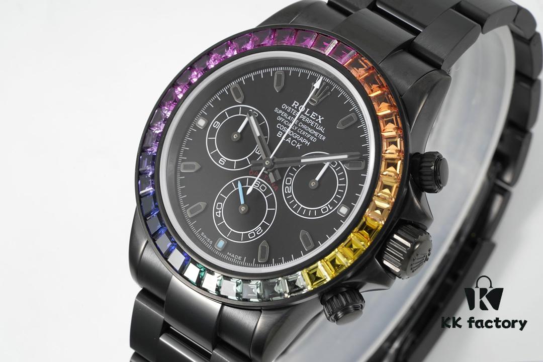 6931a7b8ccd8ab3d7af9c1f4 NOOB Masterpiece Modification: Blaken Blackened Daytona with N-Factory 4130 Movement