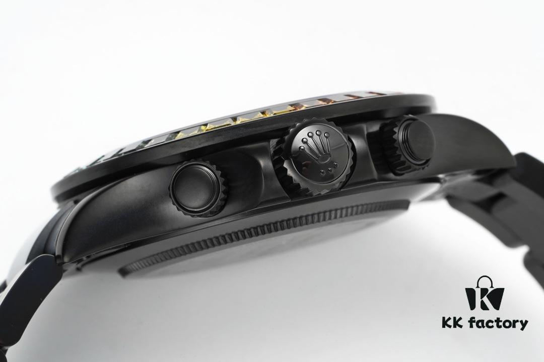 6931a7b8ccd8ab3d7af9c1f8 NOOB Masterpiece Modification: Blaken Blackened Daytona with N-Factory 4130 Movement
