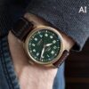 6931a7c8ccd8ab3d7af9c2f7 AI Factory Masterpiece: The World's First Bronze Spitfire Jet Fighter Watch with Fiery Impact, Olive Green Dial