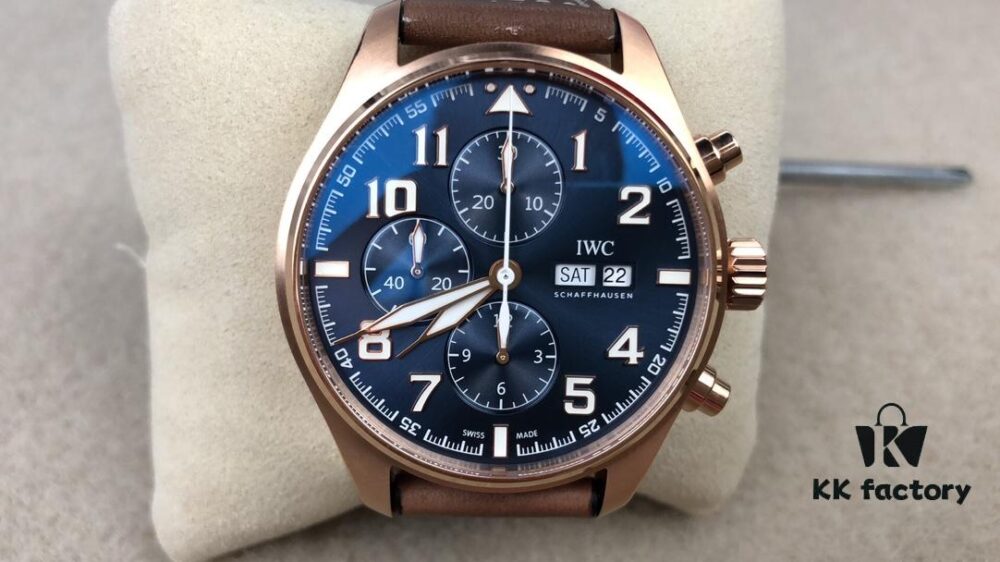 6931a7cdccd8ab3d7af9c346 IWC Pilot's Chronograph Bronze Watch - A Masterpiece of Authentic Replication