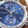 6931a7d2ccd8ab3d7af9c3a1 ZF Innovation: Elegant Blue, True Character - IWC Portugieser Chronograph IW393402 Replica