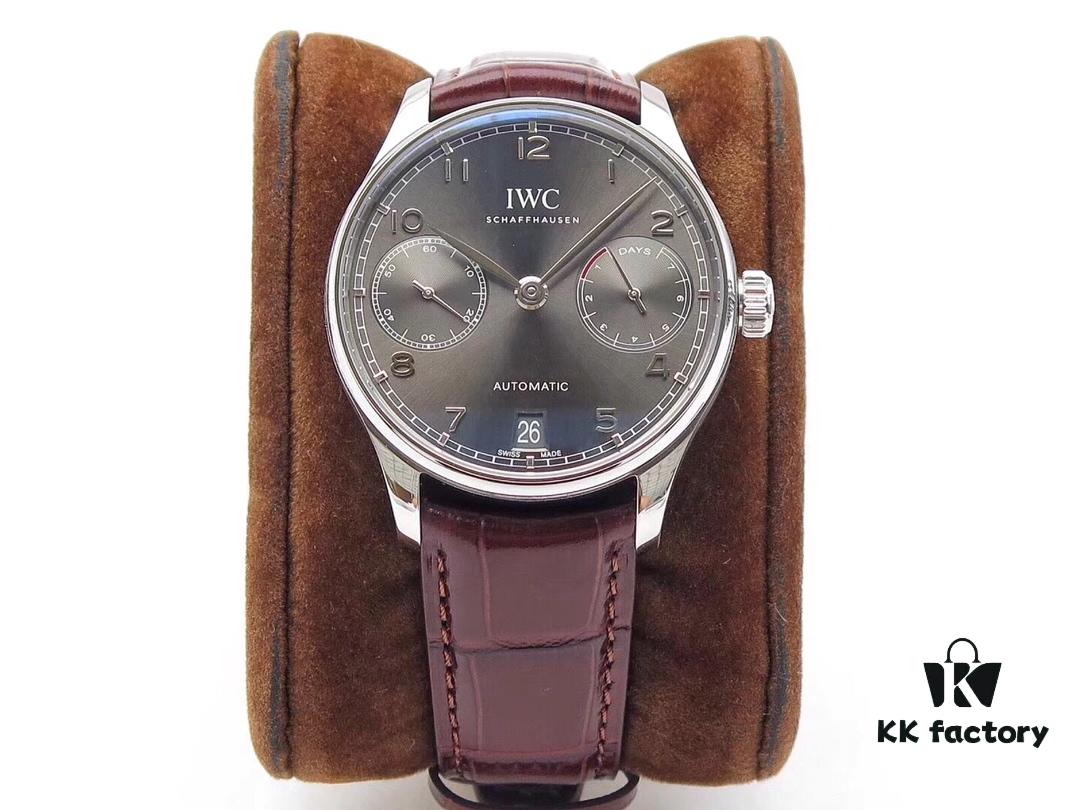 6931a7d3ccd8ab3d7af9c3a6 Z.F. Production. Latest Movement, IWC Portuguese Series 7-Day Automatic Mechanical Watch with Small Seconds, Power Reserve Indicator, Sapphire Crystal, Leather Strap, 42mm
