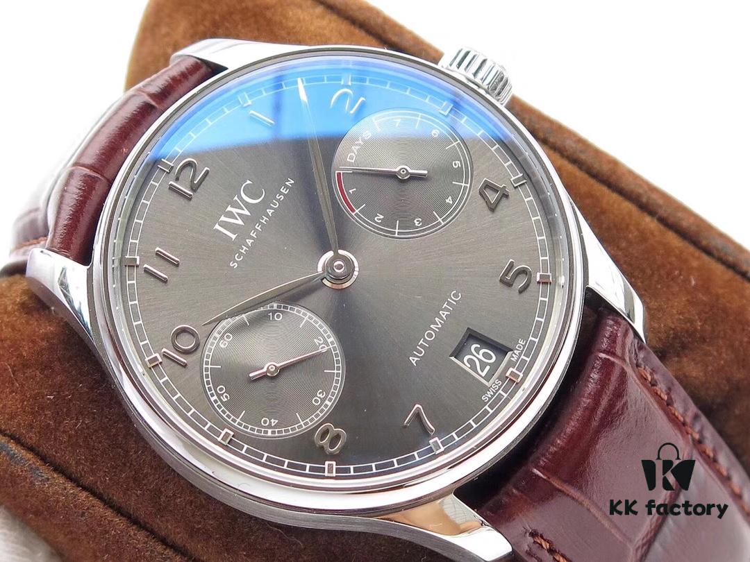 6931a7d3ccd8ab3d7af9c3a8 Z.F. Production. Latest Movement, IWC Portuguese Series 7-Day Automatic Mechanical Watch with Small Seconds, Power Reserve Indicator, Sapphire Crystal, Leather Strap, 42mm