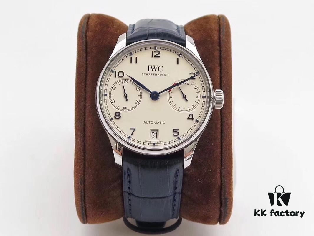 6931a7d4ccd8ab3d7af9c3c1 Arrival ZF Production. Latest Movement, IWC Portuguese Series 7-Day Automatic Mechanical Watch with Independent Small Seconds, Genuine Power Reserve Indicator, Sapphire Crystal, 42mm Leather Strap