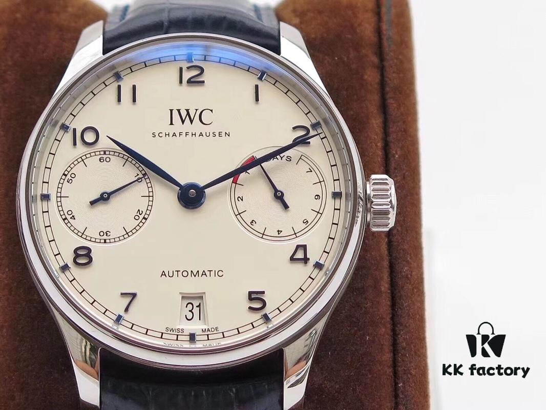 6931a7d4ccd8ab3d7af9c3c2 Arrival ZF Production. Latest Movement, IWC Portuguese Series 7-Day Automatic Mechanical Watch with Independent Small Seconds, Genuine Power Reserve Indicator, Sapphire Crystal, 42mm Leather Strap