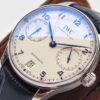 6931a7d4ccd8ab3d7af9c3c3 Arrival ZF Production. Latest Movement, IWC Portuguese Series 7-Day Automatic Mechanical Watch with Independent Small Seconds, Genuine Power Reserve Indicator, Sapphire Crystal, 42mm Leather Strap
