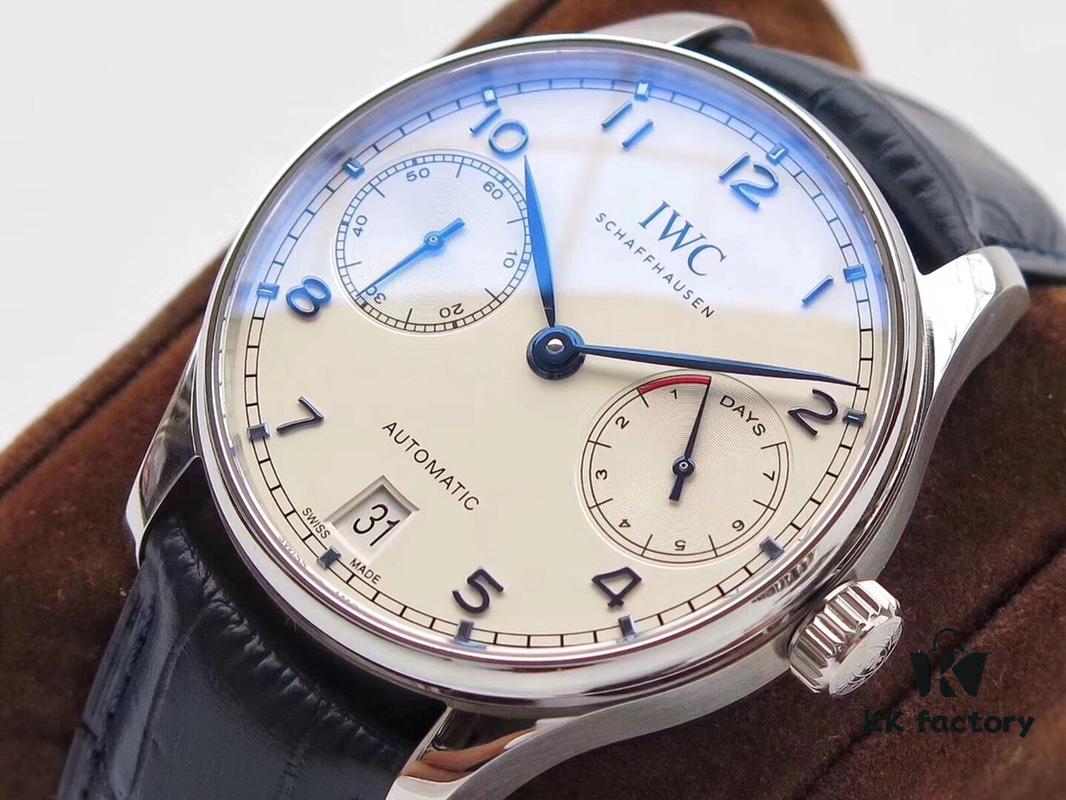 6931a7d4ccd8ab3d7af9c3c3 Arrival ZF Production. Latest Movement, IWC Portuguese Series 7-Day Automatic Mechanical Watch with Independent Small Seconds, Genuine Power Reserve Indicator, Sapphire Crystal, 42mm Leather Strap