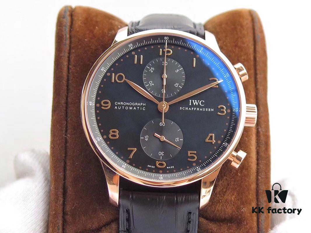 6931a7d6ccd8ab3d7af9c3e0 ZF Edition IWC Portuguese Chronograph Ultra-Thin Upgraded Version! Perfect Match to Genuine in Case Thickness, Best Version on Market! 40.9×12.3mm, Refurbished A79350 Automatic Mechanical Chronograph Movement, 316 Stainless Steel Case, Sapphire Crystal, Calfskin Strap, Original Folding Clasp
