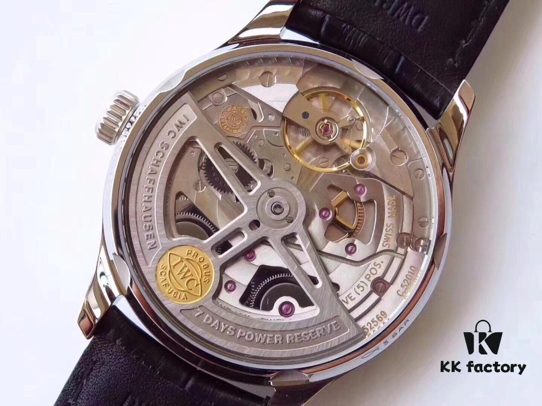 6931a7d8ccd8ab3d7af9c3f5 AZ Product IWC Portuguese Series 7-Day Automatic V5 Version with CAL.51011 Self-Winding Mechanical Movement Independent Small Seconds True Power Reserve Indicator Sapphire Crystal Leather Strap