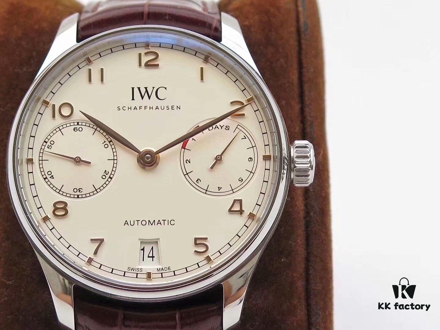 6931a7d9ccd8ab3d7af9c40a Arrival ZF Production. Latest Movement, IWC Portuguese Series 7-Day Automatic Mechanical Movement with Independent Small Seconds, Genuine Power Reserve Indicator, Sapphire Crystal, 42mm Leather Strap
