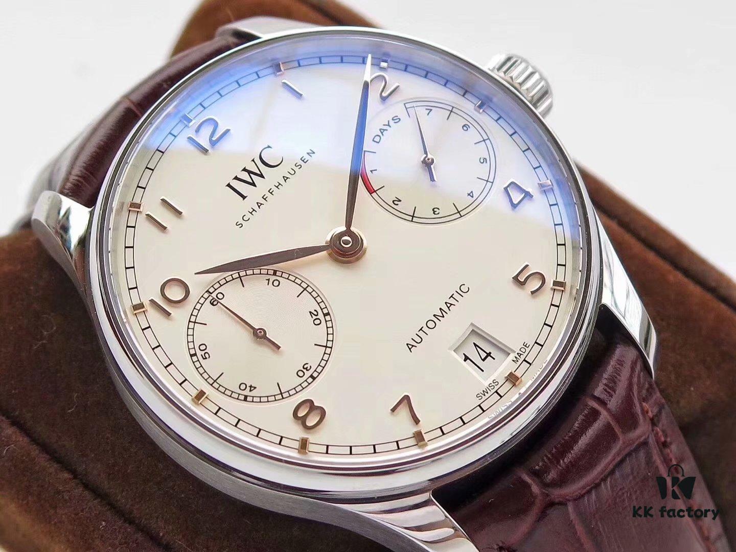 6931a7d9ccd8ab3d7af9c40c Arrival ZF Production. Latest Movement, IWC Portuguese Series 7-Day Automatic Mechanical Movement with Independent Small Seconds, Genuine Power Reserve Indicator, Sapphire Crystal, 42mm Leather Strap