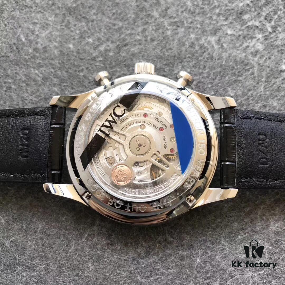 6931a7dfccd8ab3d7af9c467 ZF Presents the IWC Portuguese 150th Anniversary Edition - Back Transparent Commemorative Chronograph, Perfectly Recreated with Stunning Precision