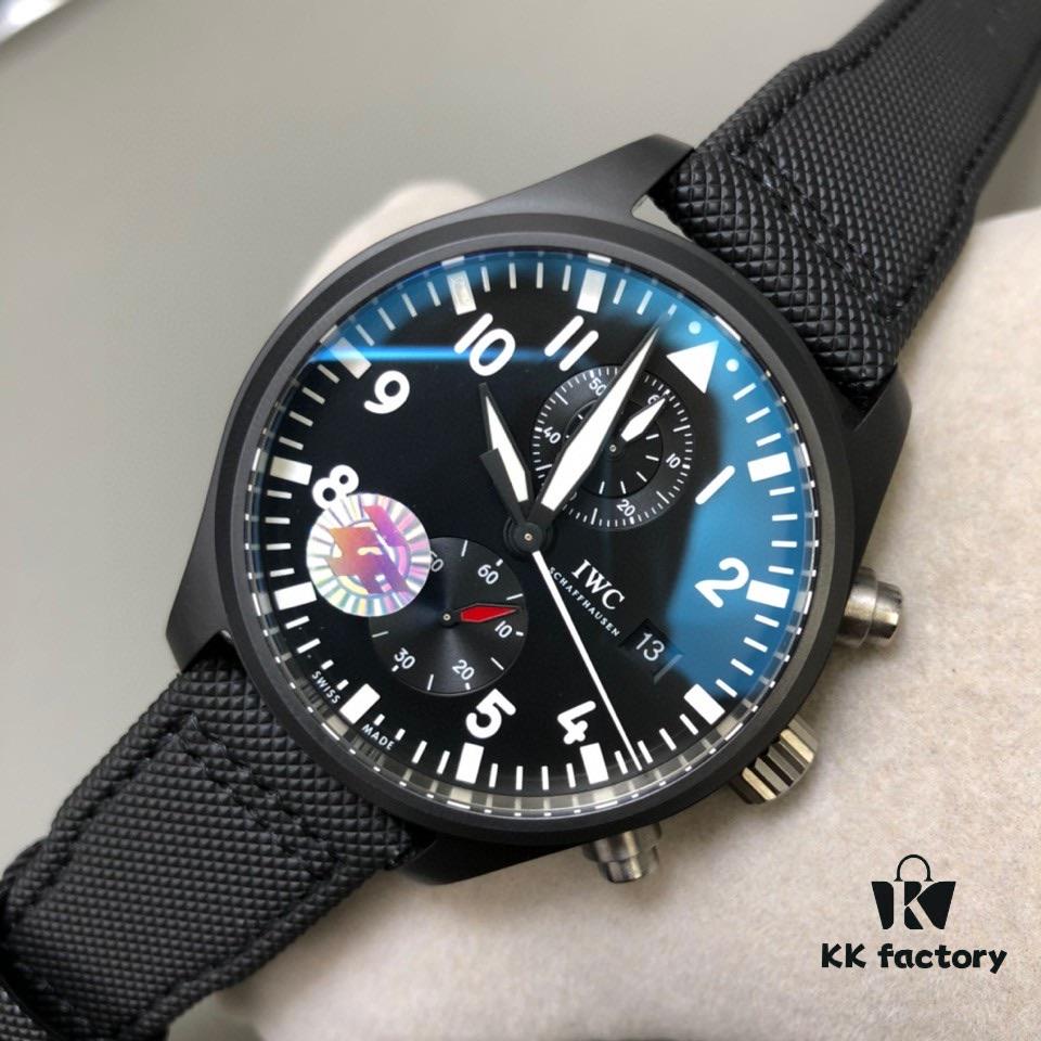 Top Version ZF Factory IWC Big Pilot's Watch IW502001 - One-to-One Molded, True Kinetic Display