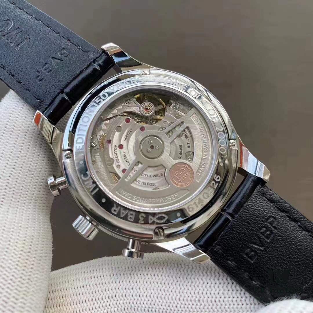 6931a7e0ccd8ab3d7af9c480 AZ Reenacts with Strength, Stunning Launch of the IWC Portuguese Series 150th Anniversary Back-Transparent Chronograph Limited Edition
