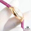 Cartier Ballon Bleu Series RW1 Gold-Plated 18K Gold-Plated Mechanical Ladies' Watch with American Crocodile Leather Strap 33mm Exclusive First Release