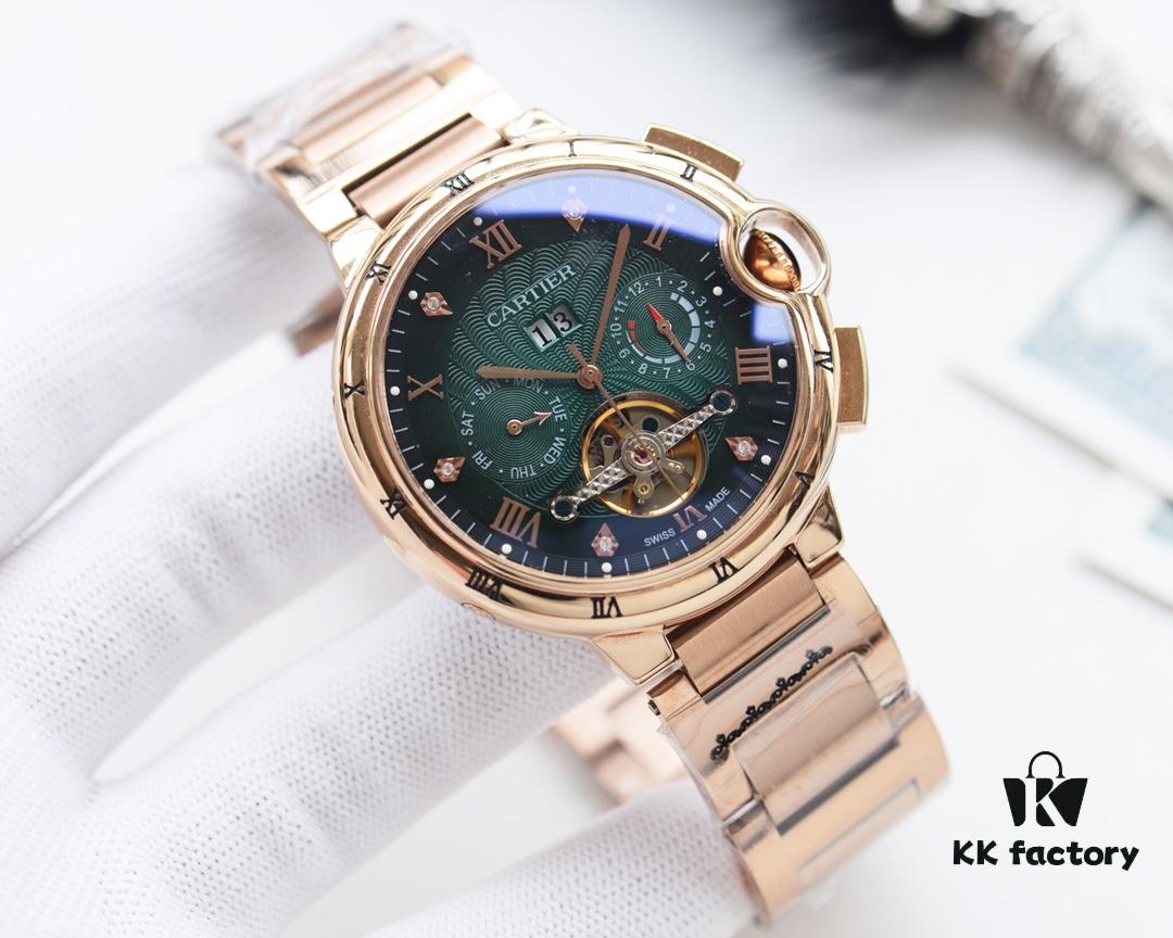 6931a7e7ccd8ab3d7af9c4f8 Cartier - Men's Luxury Watch with 316L Stainless Steel Case, Automatic Mechanical Movement, and Mineral Anti-Scratch Glass