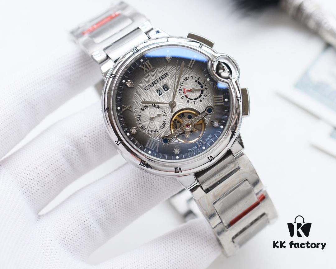 6931a7e7ccd8ab3d7af9c4f9 Cartier - Men's Luxury Watch with 316L Stainless Steel Case, Automatic Mechanical Movement, and Mineral Anti-Scratch Glass