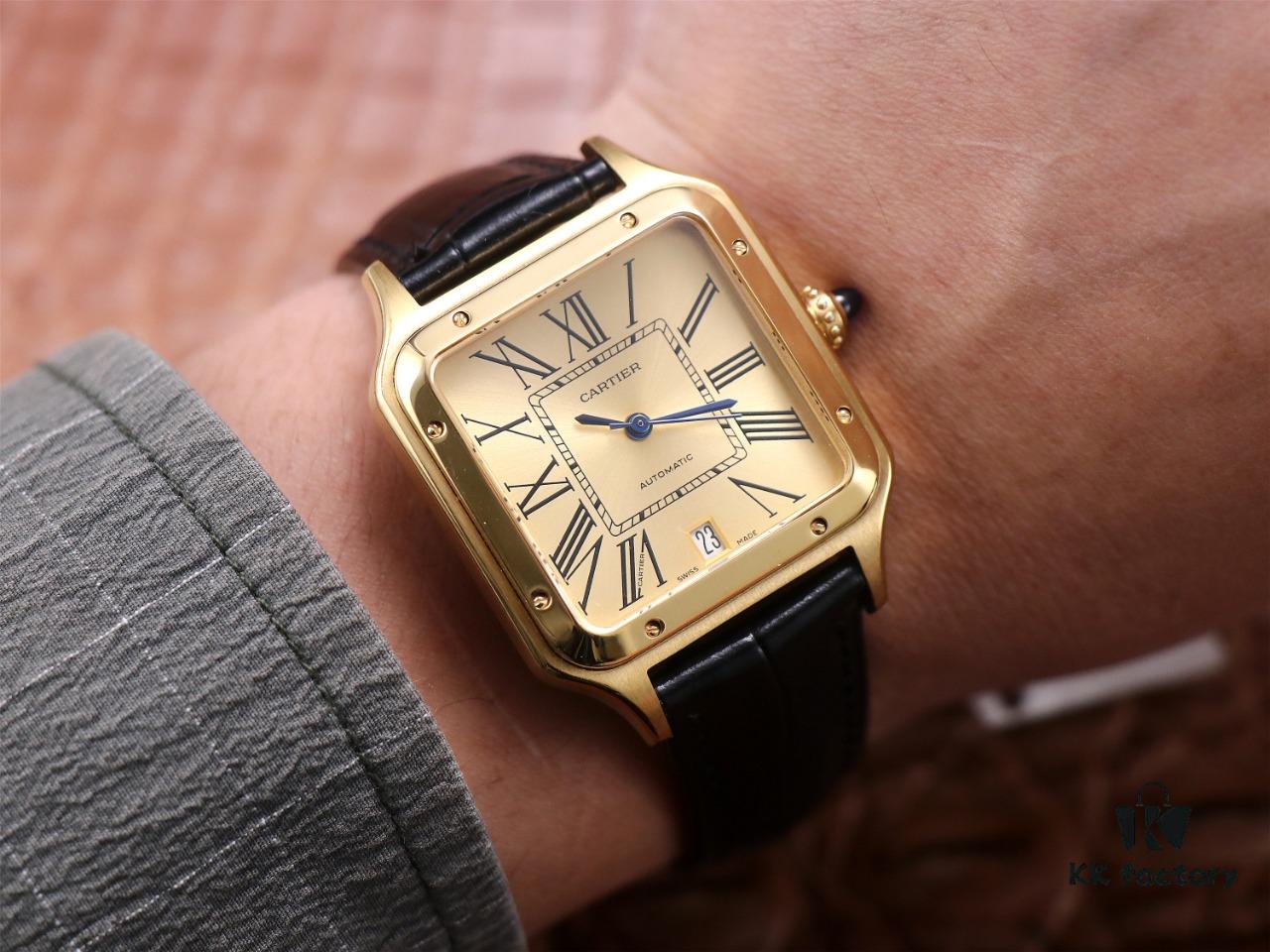 6931a7ebccd8ab3d7af9c535 UU Factory Latest Replica Cartier Santos-Dumont Watch & Couple Watches
