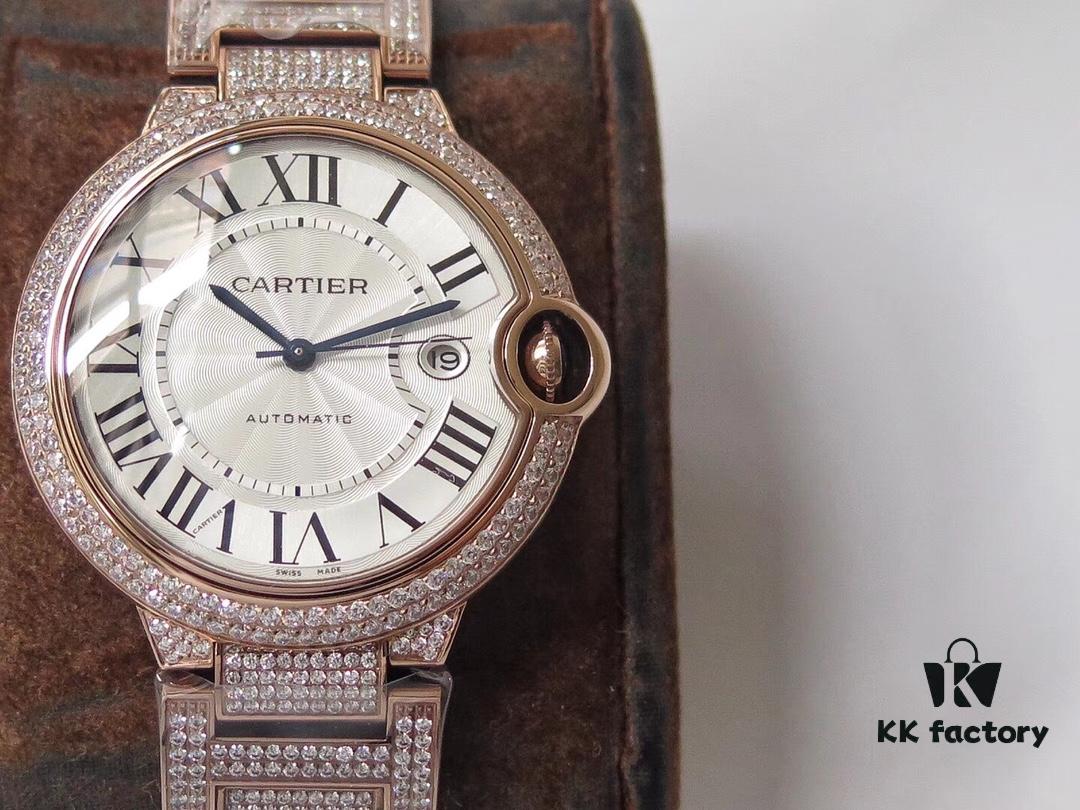 6931a7ecccd8ab3d7af9c552 TW Production Cartier Royal-Level Fully Set Diamond Version 42mm Ballon Bleu