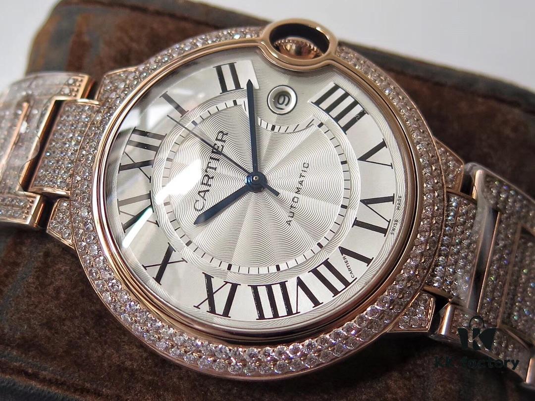 6931a7edccd8ab3d7af9c554 TW Production Cartier Royal-Level Fully Set Diamond Version 42mm Ballon Bleu