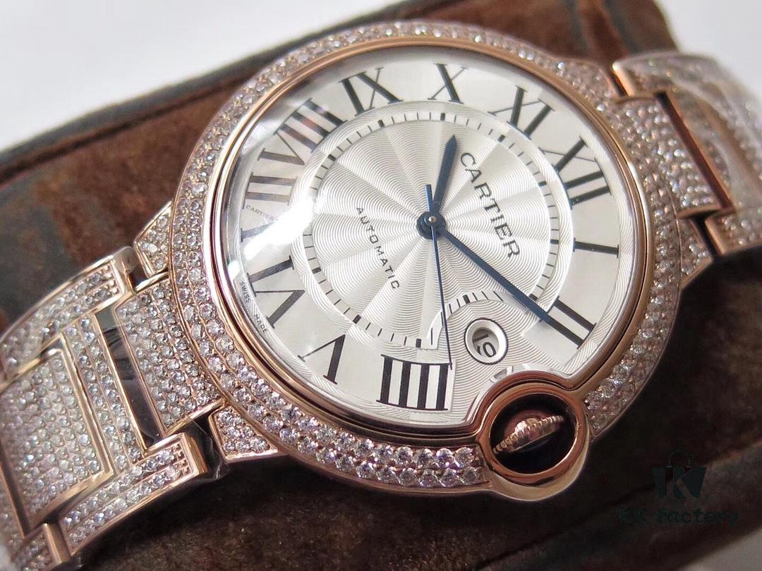 6931a7edccd8ab3d7af9c555 TW Production Cartier Royal-Level Fully Set Diamond Version 42mm Ballon Bleu
